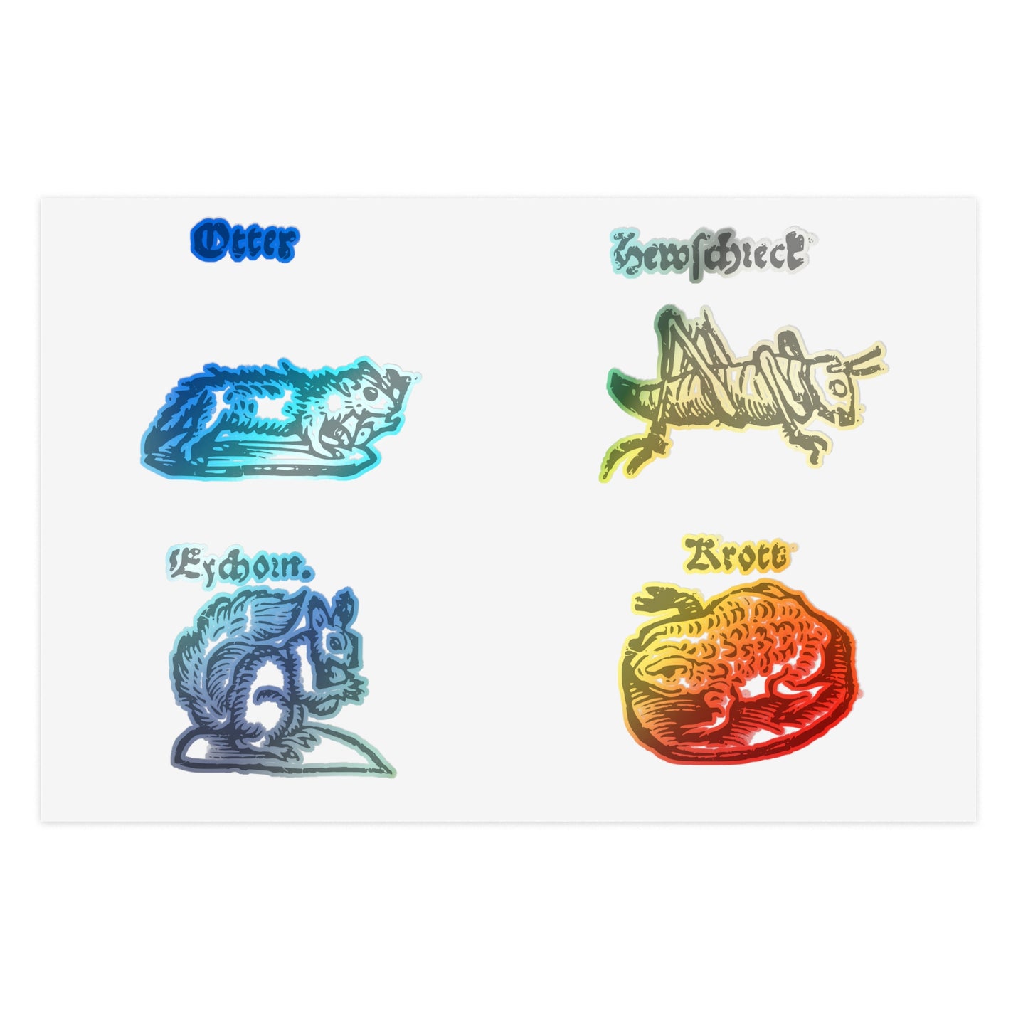Animal Sticker Sheet