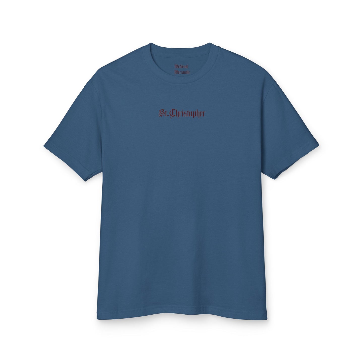 St. Christopher – Protector of Travelers Woodcut T-Shirt