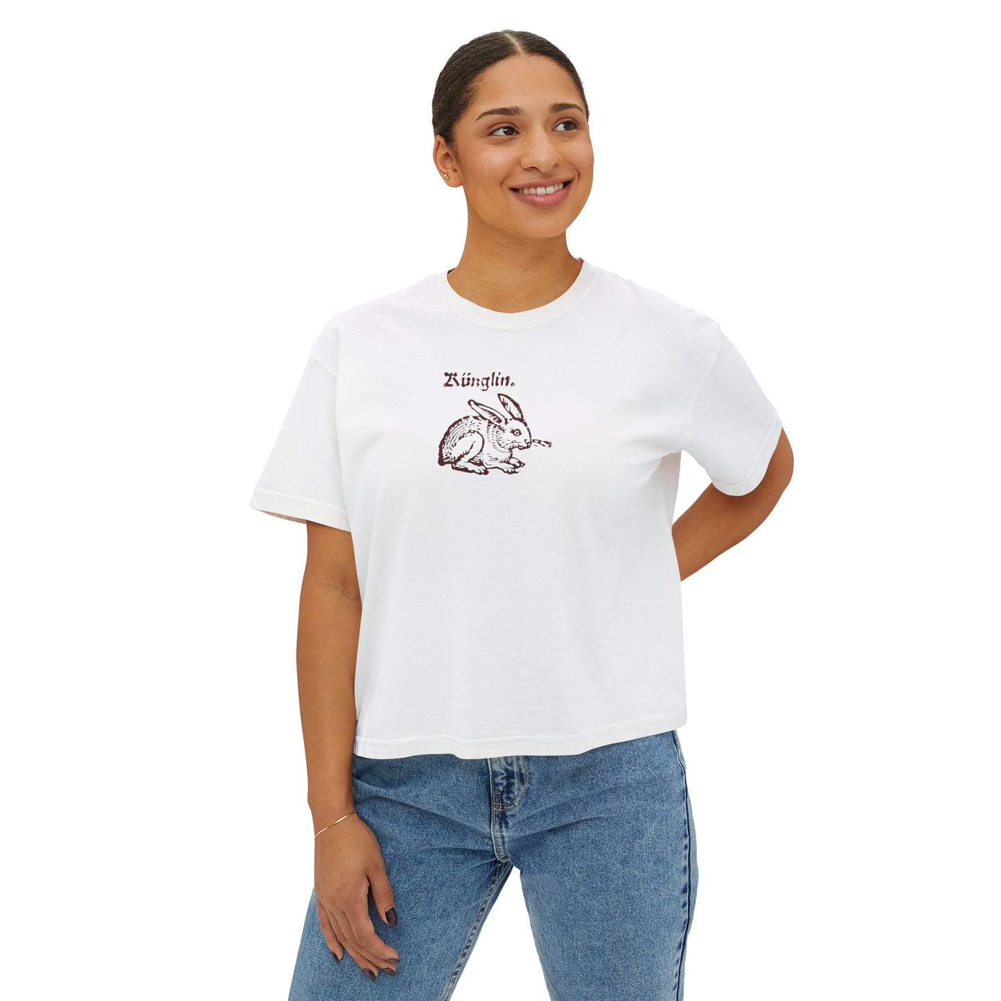 Rabbit – Vintage Embroidery Pattern T-Shirt