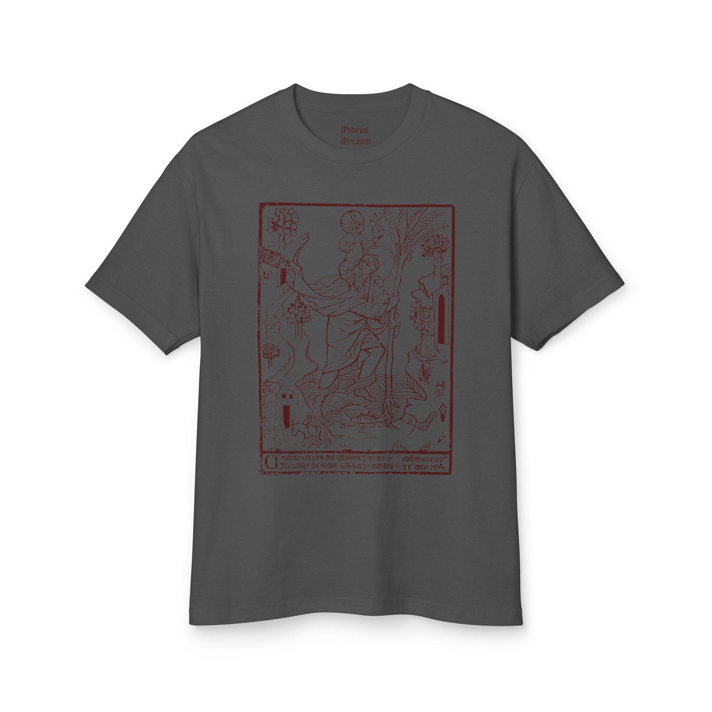 St.Christopher Unisex Garment-Dyed Heavyweight Cotton Tee
