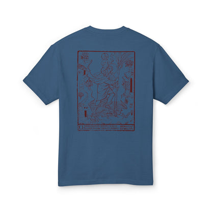 St. Christopher – Protector of Travelers Woodcut T-Shirt