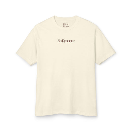 St. Christopher – Protector of Travelers Woodcut T-Shirt