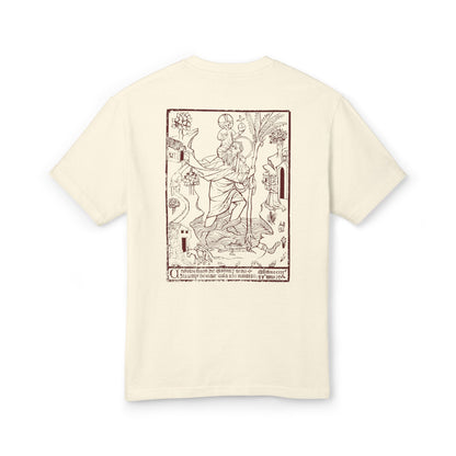 St. Christopher – Protector of Travelers Woodcut T-Shirt