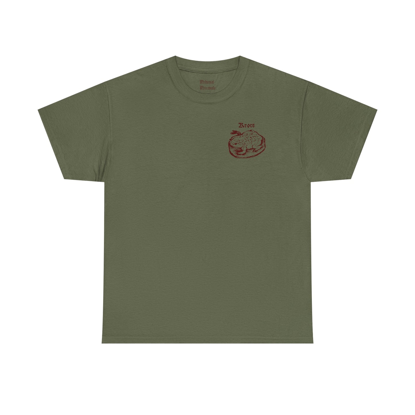 Toad Woodcut – Renaissance Pattern T-Shirt
