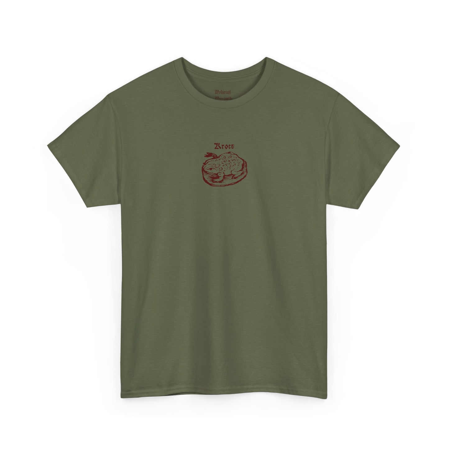 Medieval Toad Design Unisex Tee