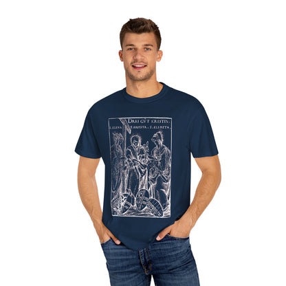 St. Helena | St. Bridgit | St. Elisabeth Woodcut Print T-Shirt