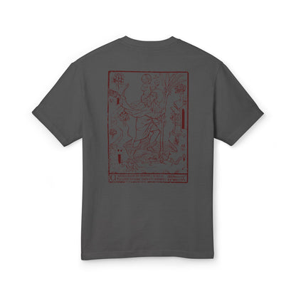 St. Christopher – Protector of Travelers Woodcut T-Shirt